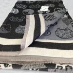 pashmina reversible estampado gatos