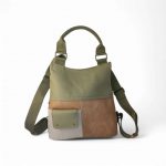 mochila antirrobo mujer verde beige