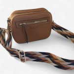 Bolso bandolera marrón mujer