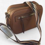 Bolso bandolera marrón mujer
