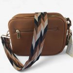 Bolso bandolera marrón mujer