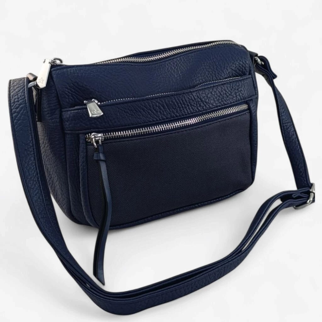Bolso bandolera azul marino