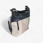 Mochila antirrobo mujer negra tricolor