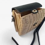 Bolso bandolera rafia solapa