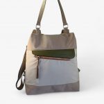 mochila antirrobo beige convertible en bolso