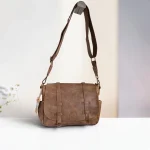Bolso bandolera topo mujer
