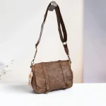 Bolso bandolera topo mujer