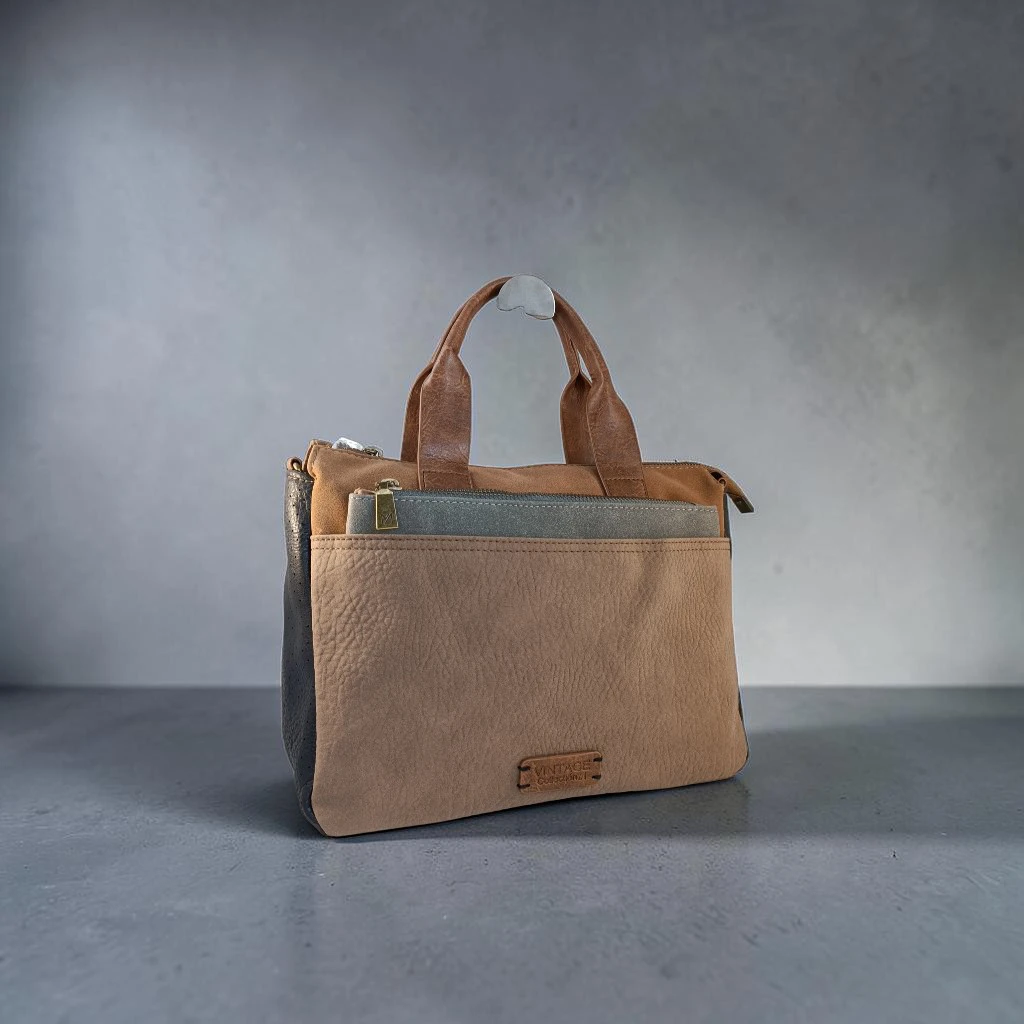 Bolso multicolor mujer con bolsillo exterior
