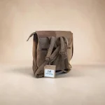 Mochila mujer de piel sintética en distintos tonos marrones