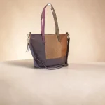 Bolso tote mujer marrón con bandolera